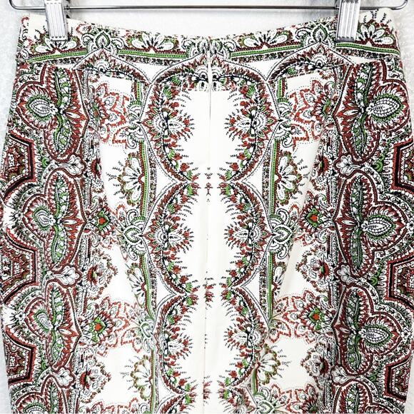 Maeve by Anthropologie Women’s Kaleidoscope Button-Front Pencil Skirt Size 0 - Picture 10 of 12